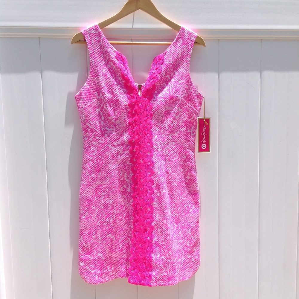 Lilly Pulitzer for Target Floral Pink Mini Dress - Picture 5 of 13